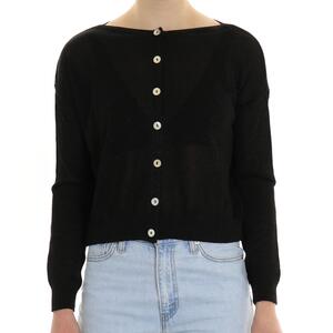 CARDIGAN LUREX NERO